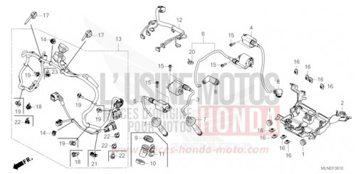 SUB HARNESS/IGNITION COIL CRF1100AS de 2025